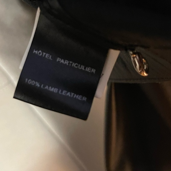 Embellished Black Leather Jacket - Picture 6 of 6